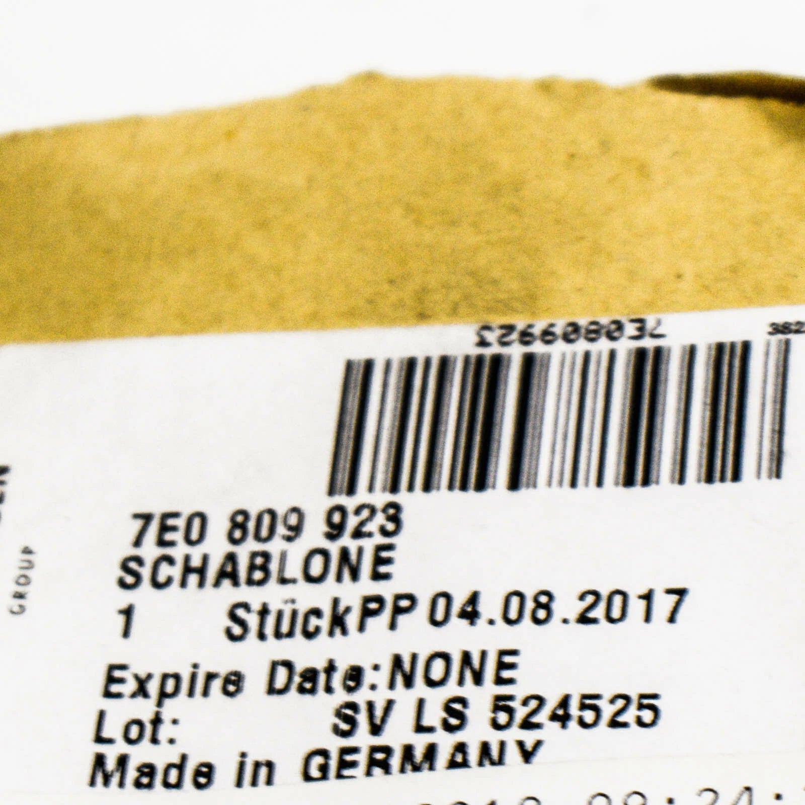 NEW VOLKSWAGEN TRANSPORTER T5 LEFT B PILLAR TEMPLATE 7E0809923 ORIGINAL