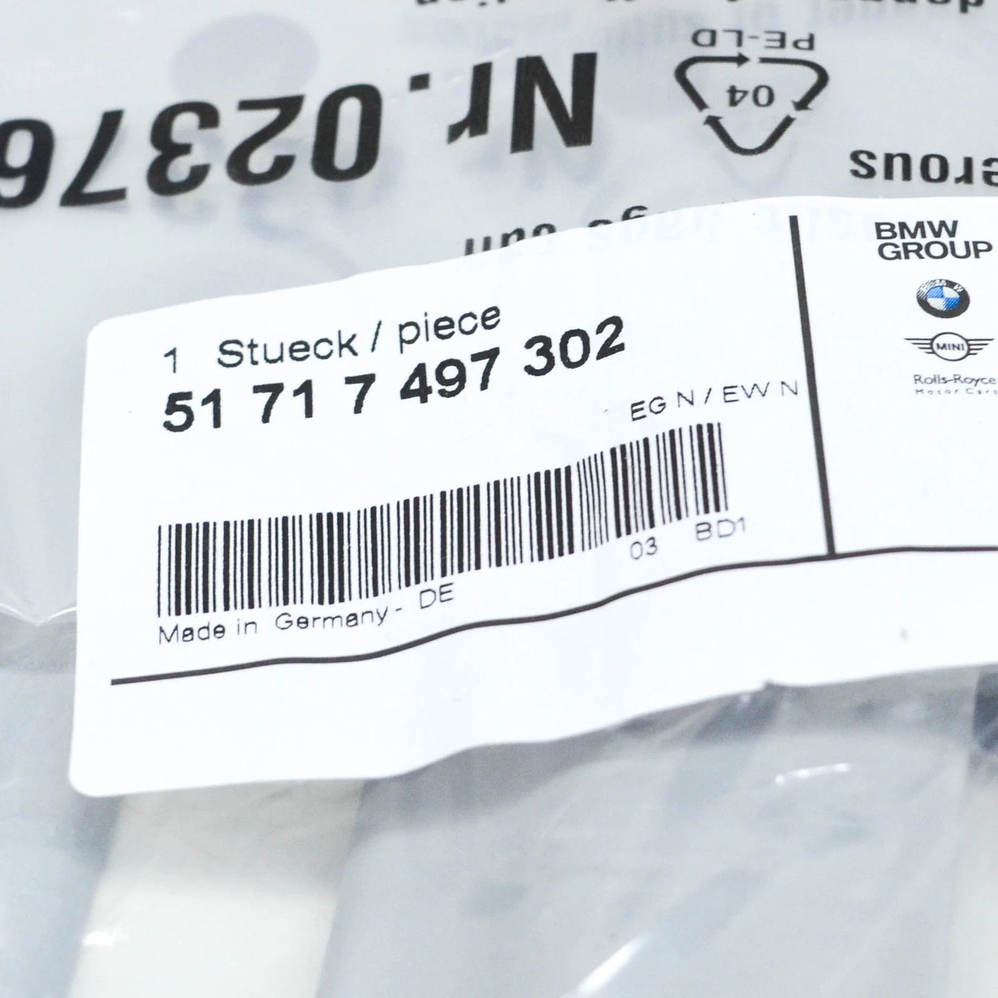 NEW BMW 1 F40 REAR BODY CONNECTING MEMBER 51717497302 ORIGINAL