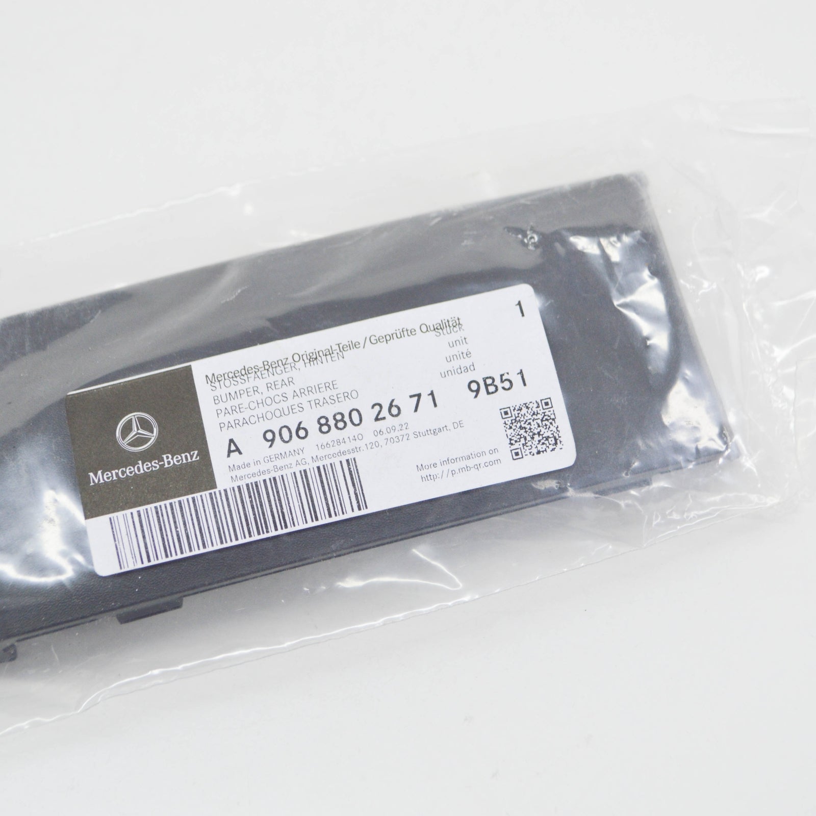 NEW MB SPRINTER 906 REAR BUMPER LEFT CORNER TRIM A90688026719B51 ORIGINAL