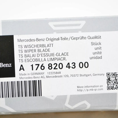 NEW MB A W176 FRONT WINDSHIELD WIPER BLADES SET A1768204300 LHD ORIGINAL
