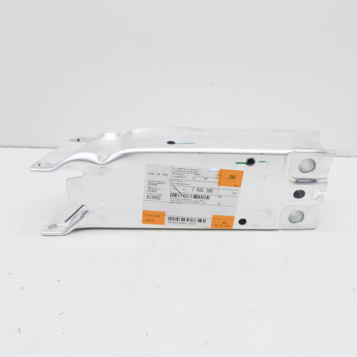 NEW BMW X1 F48 FRONT BUMPER RIGHT DEFORMATION ELEMENT 51117406386 2015 ORIGINAL