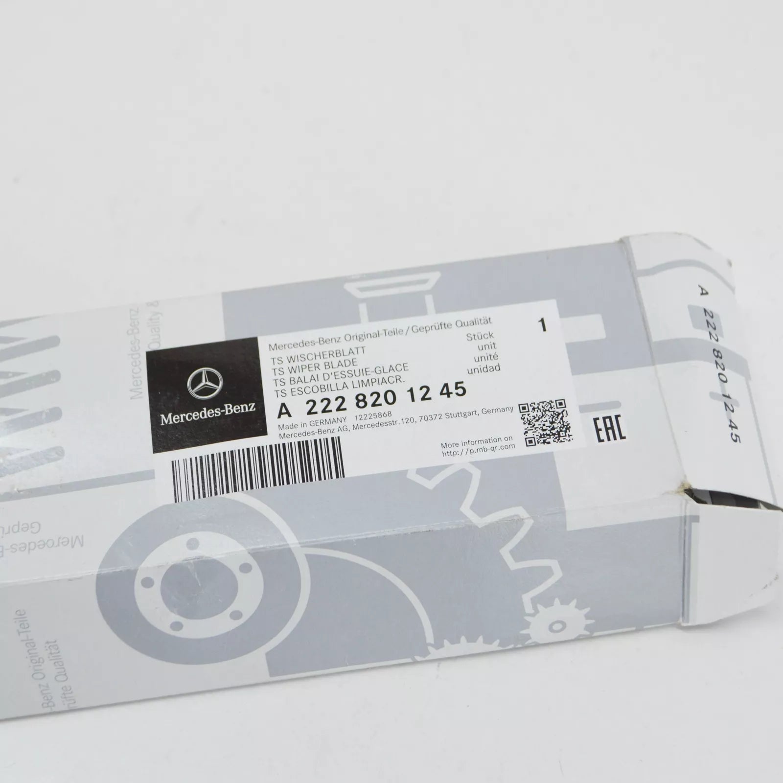 NEW MERCEDES-BENZ S-CLASS W222 FRONT WIPER BLADES SET A2228201245 RHD ORIGINAL