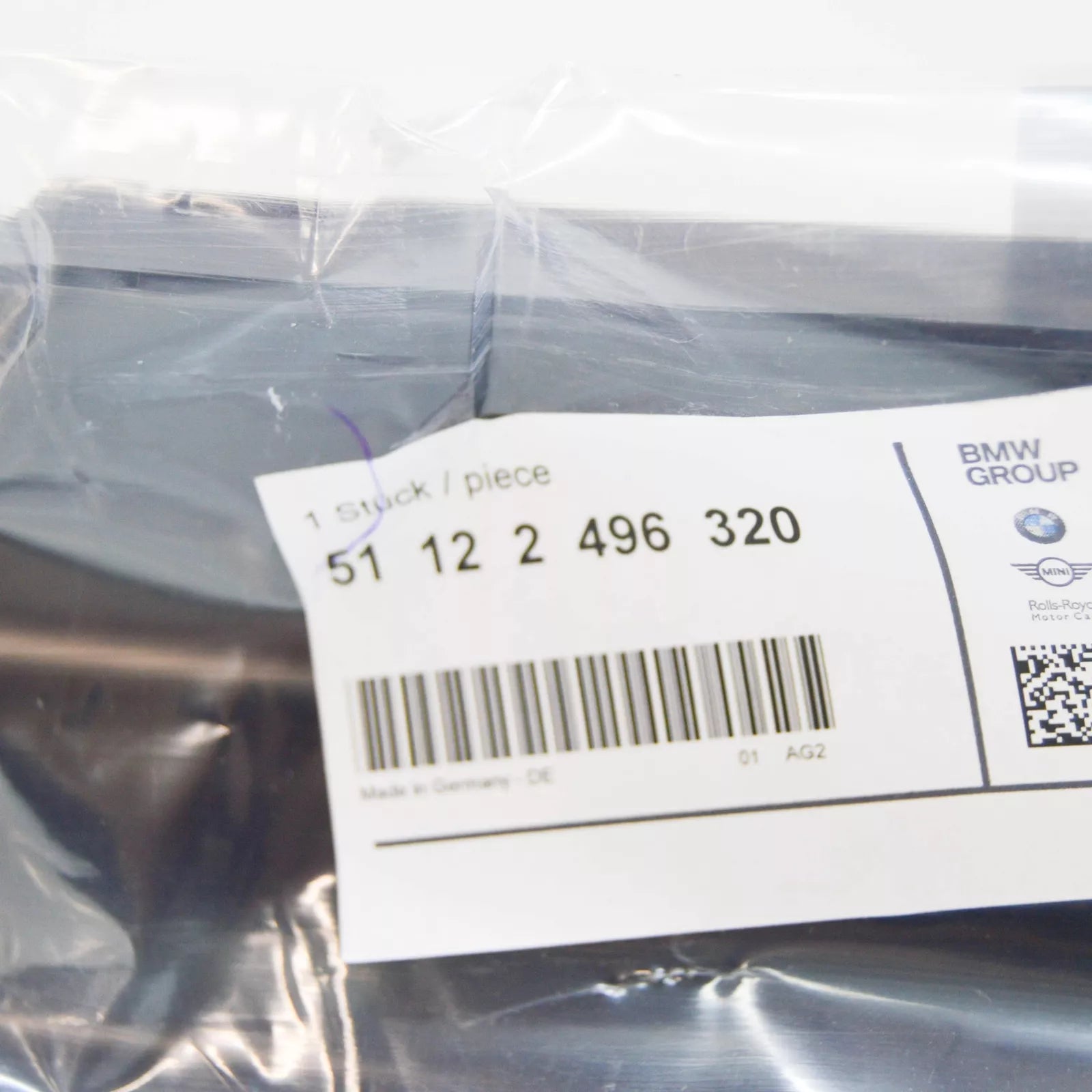 NEW BMW 3 COMPACT E36 REAR BUMPER M-TECHNIC INSERT 51122496320 2496320 ORIGINAL