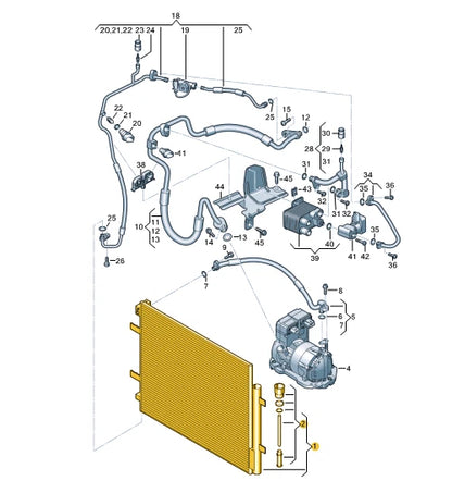 NEW VOKSWAGEN ID.4 E21 A/C CONDENSER 1EA816411A