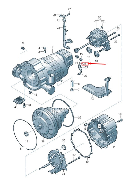 NEW AUDI A5 8T GEARBOX LOCATING LEVER 0AW321218B ORIGINAL