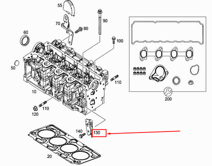 new mercedes-benz citan w415 engine lifting eye a6072230641 original