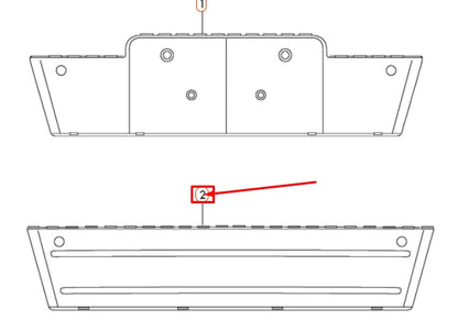 NEW AUDI Q5 8R FRONT LICENCE PLATE TRIM 8R0807287A1QP ORIGINAL
