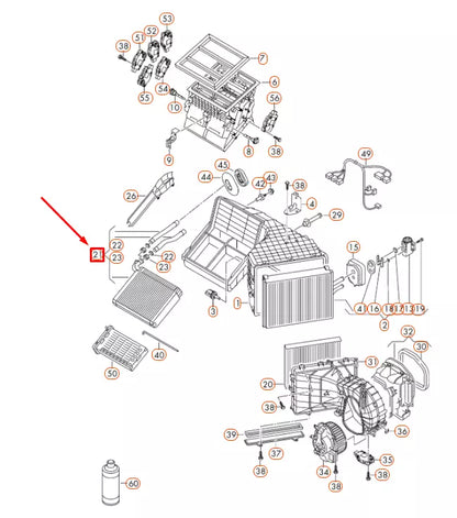 NEW VOLKSWAGEN TOUAREG 7P HEAT EXCHANGER LHD 7P0819031 ORIGINAL