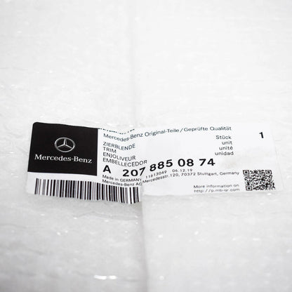 NEW MB E-CLASS C207 FRONT AMG BUMPER RIGHT CHROME MOLDING A2078850874 ORIGINAL