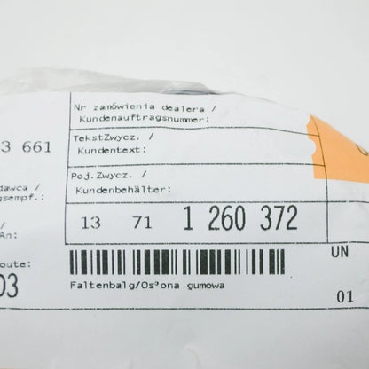 NEW BMW 6 E24 AIR MASS METER BOOT 13711260372 1260372 ORIGINAL