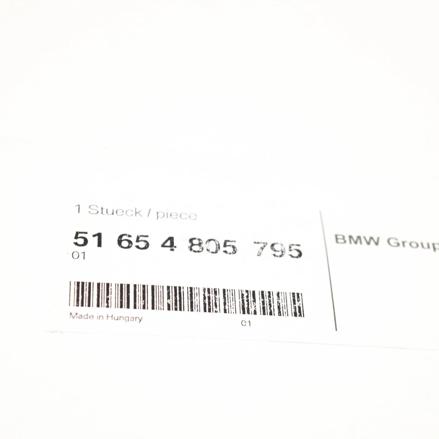 NEW BMW M5 F10 LEFT ADDITIONAL M TURN INDICATOR LAMP 51654805795 ORIGINAL