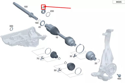 NEW MERCEDES-BENZ GLC X254 BALL BEARING A2229800015 ORIGINAL