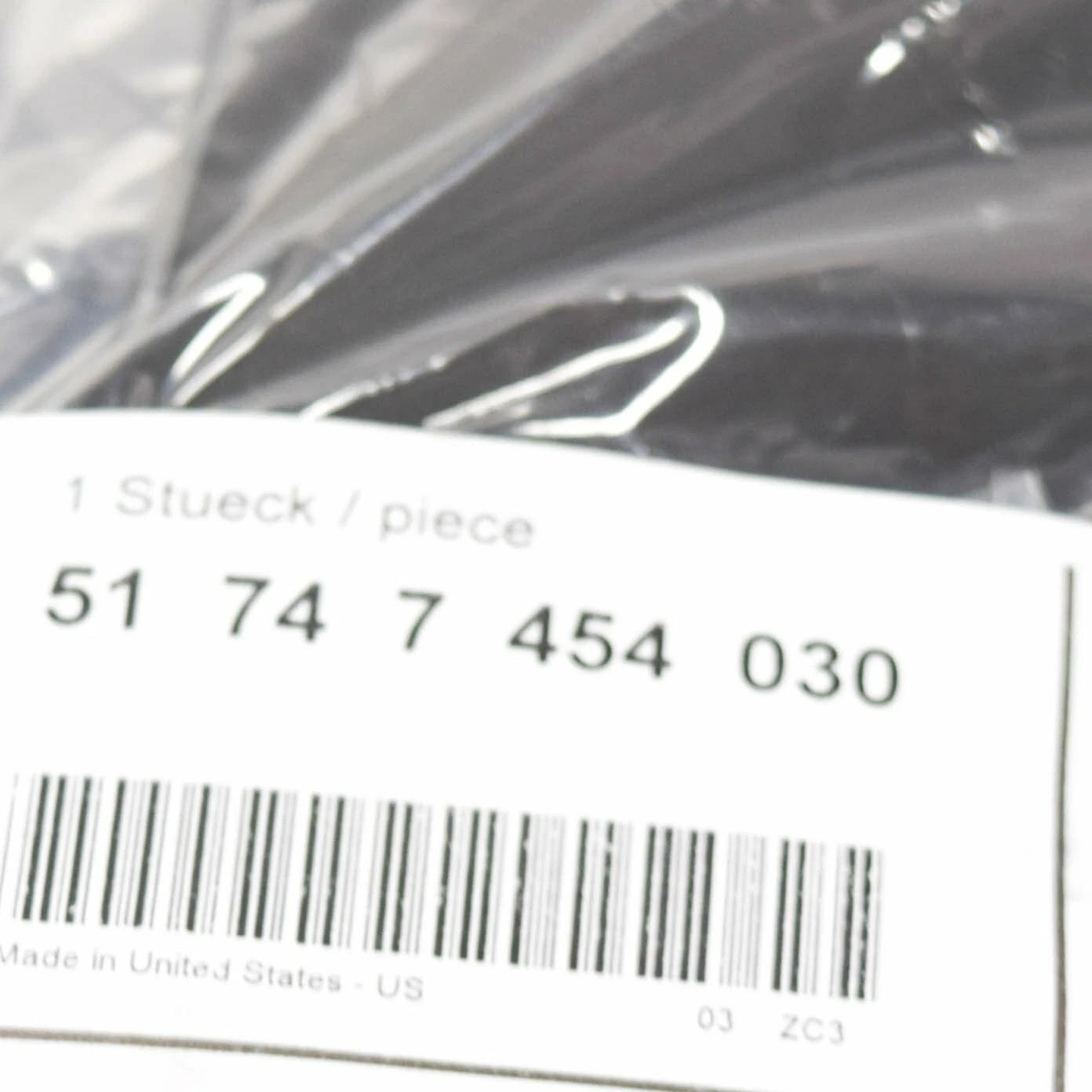 NEW BMW X7 G07 REAR RIGHT BRAKE AIR DUCT 7454030 51747454030 ORIGINAL