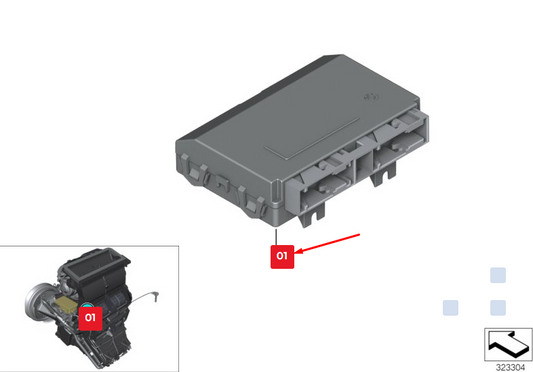 new bmw x2 f39 air conditioning system control unit 64119874187 9874187 original