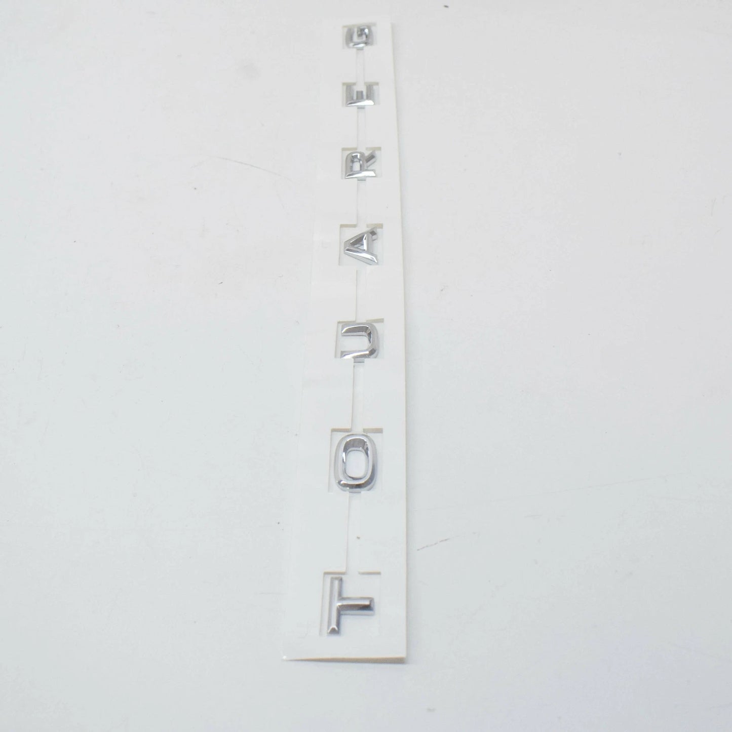 NEW VW TOUAREG CR REAR INSCRIPTION EMBLEM BADGE 760853687A2ZZ