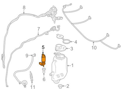 NEW MB S W222 WINDSHIELD WASHER CENTRIFUGAL PUMP A2318660021 ORIGINAL