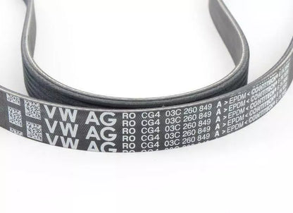 NEW AUDI A1 8X POLY V-RIBBED BELT 03C260849A ORIGINAL