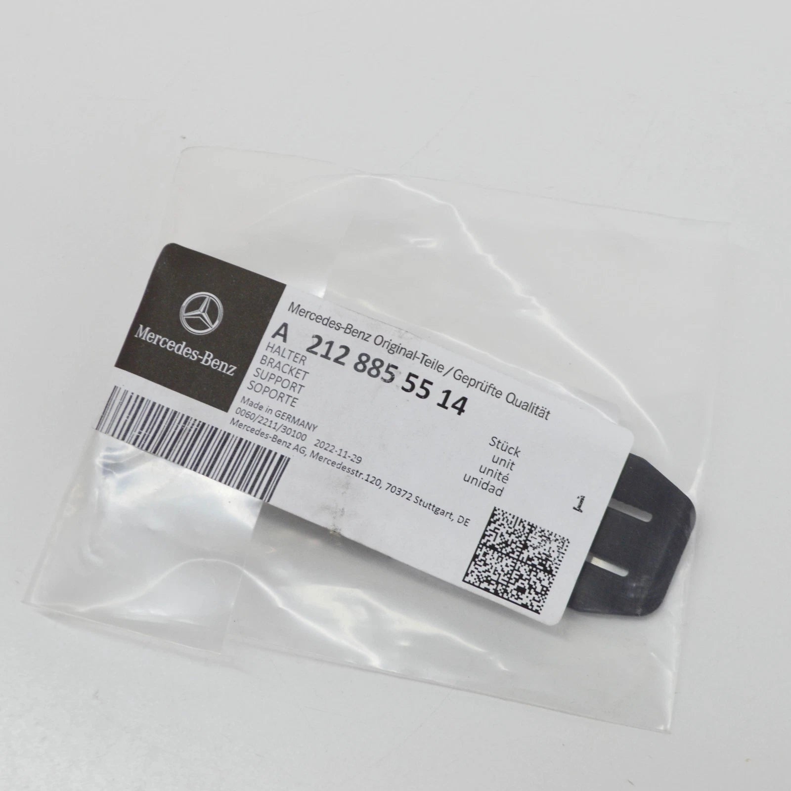 NEW MERCEDES-BENZ E W212 RADIATOR GRILLE SHELL RIGHT BRACKET A2128855514