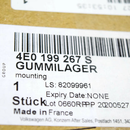 NEW AUDI A8 D3 ENGINE MOUNT RUBBER BUSH 4E0199267S ORIGINAL