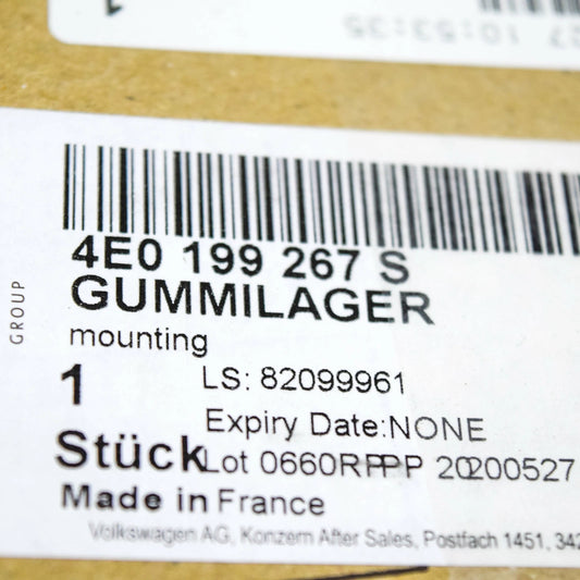 NEW AUDI A8 D3 ENGINE MOUNT RUBBER BUSH 4E0199267S ORIGINAL