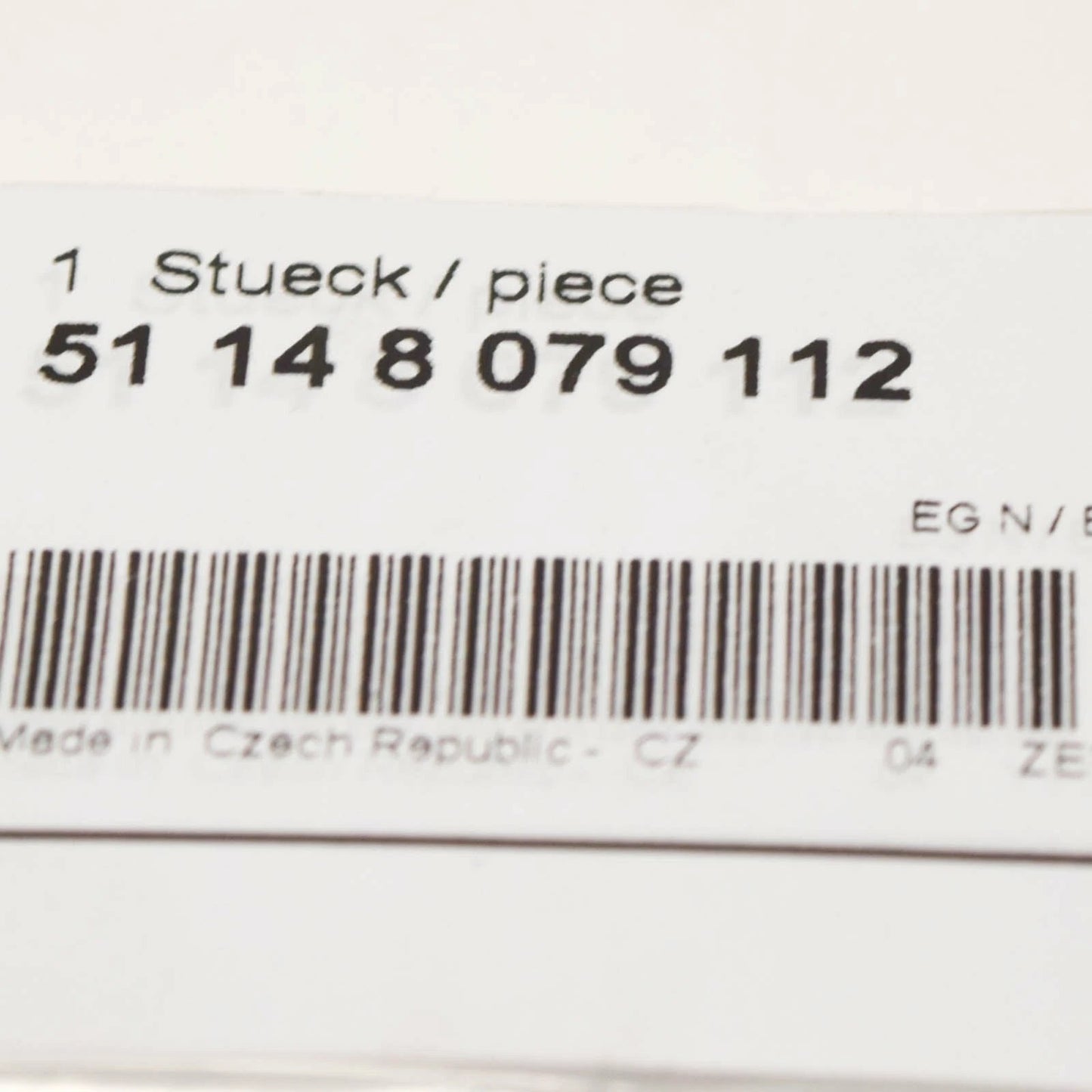 NEW BMW 8 G15 M REAR TRUNK BOOTLID EMBLEM LOGO 51148079112 ORIGINAL