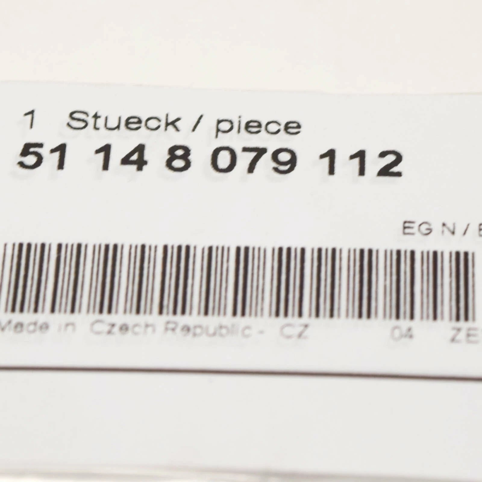 NEW BMW 8 G15 M REAR TRUNK BOOTLID EMBLEM LOGO 51148079112 ORIGINAL