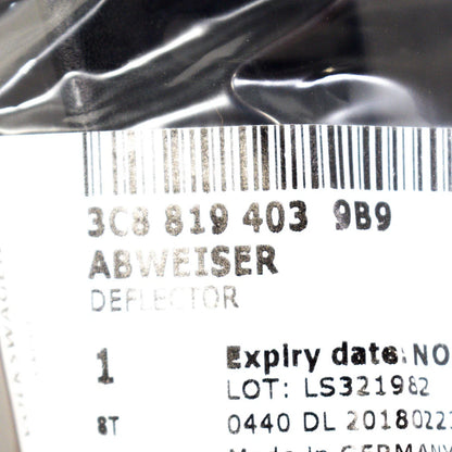 NEW VOLKSWAGEN CC FRONT LEFT WATER DEFLECTOR LHD 3C88194039B9 ORIGINAL