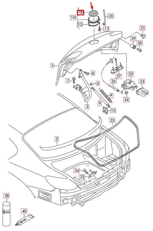NEW VOLKSWAGEN CC BOOTLID BADGE 5K0853630BULM 2017