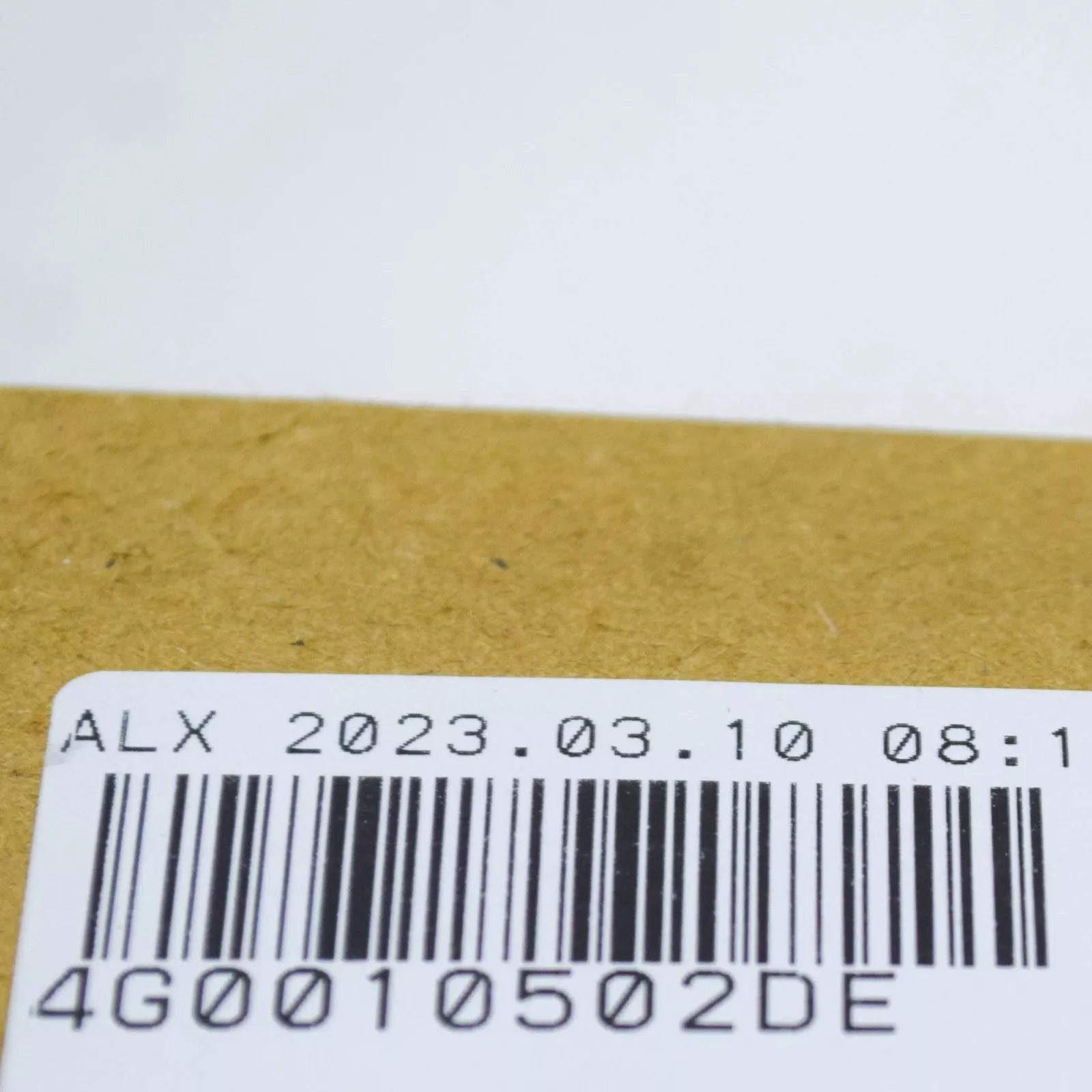 NEW AUDI A6 AVANT C7 TYRE INFLATION PRESSURE LABEL 4G0010502DE ORIGINAL