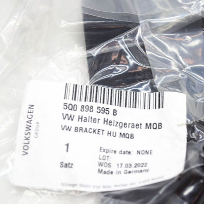 NEW VOLKSWAGEN PASSAT B8 3G HEATER BRACKET 5Q0898595B ORIGINAL