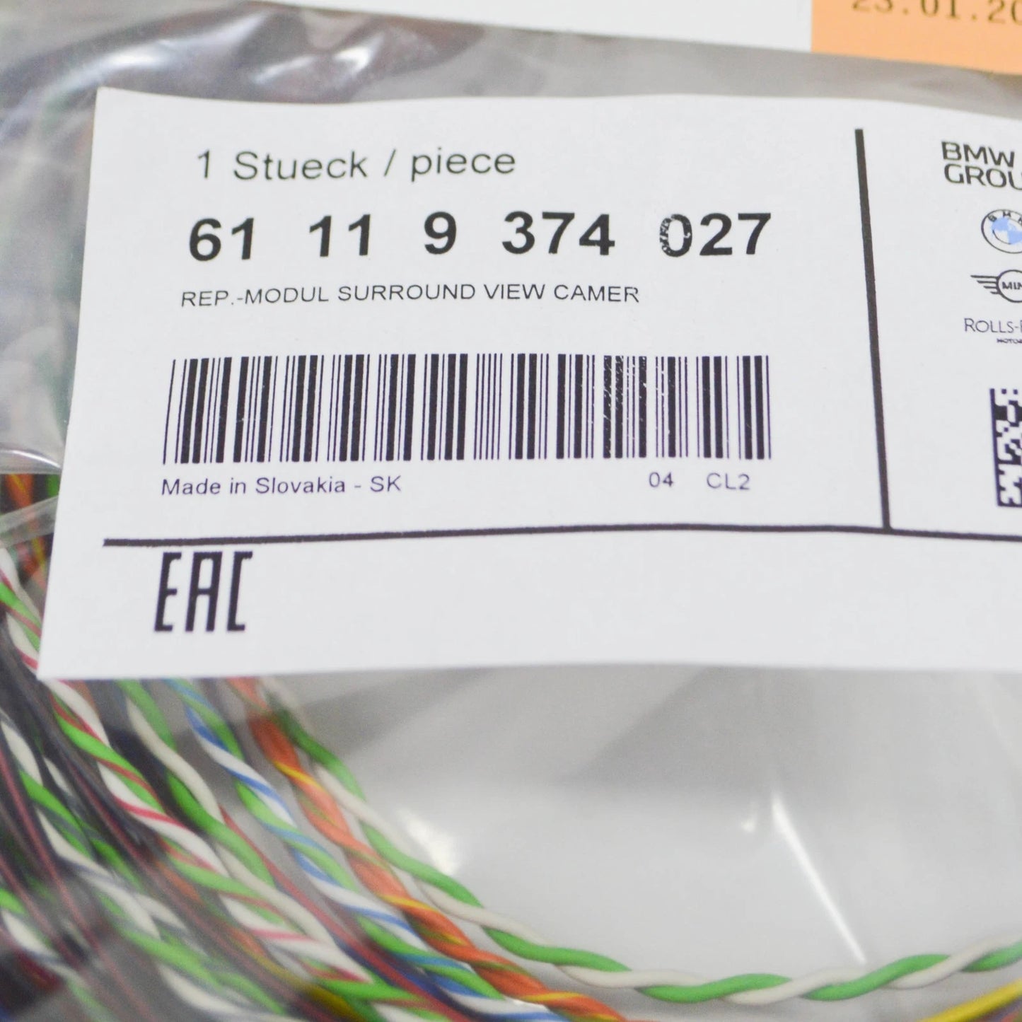 NEW BMW 5 G30 SURROUND VIEW CAMERAS REPAIR MODULE 61119374027 9374027 ORIGINAL