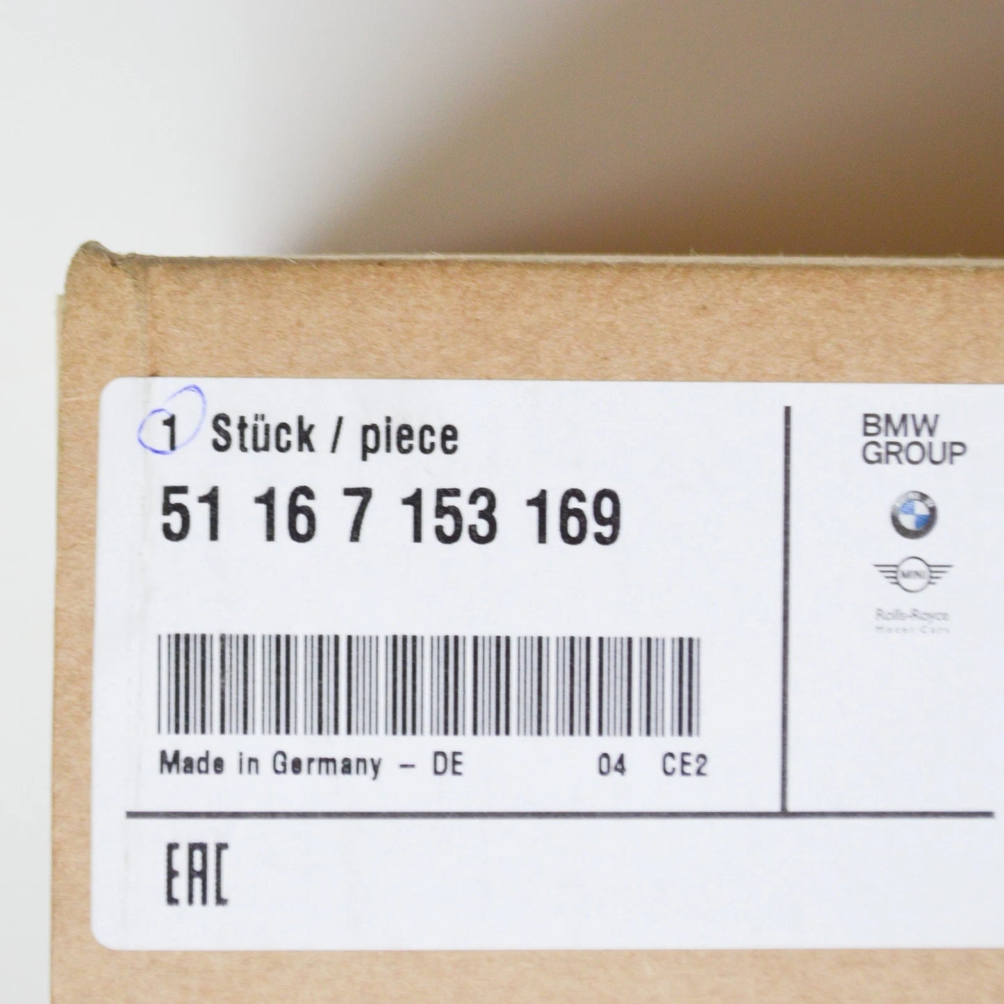 NEW BMW 3 E46 FRONT LEFT DOOR WING MIRROR 7153169 51167153169 ORIGINAL