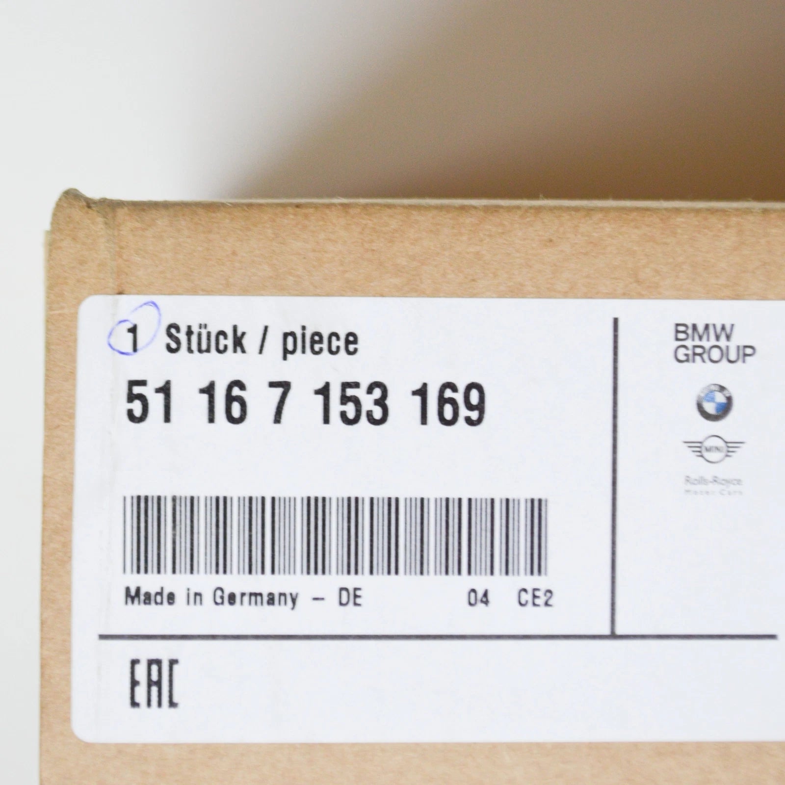 NEW BMW 3 E46 FRONT LEFT DOOR WING MIRROR 7153169 51167153169 ORIGINAL