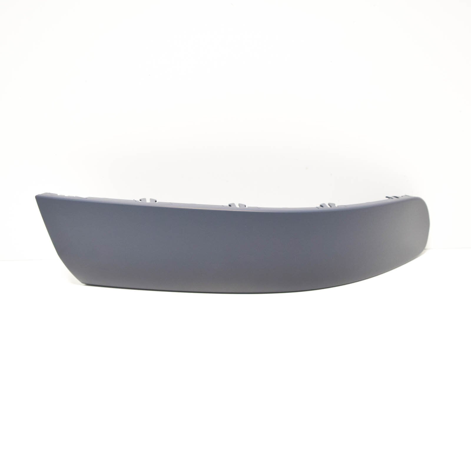 new vw tp t5 front bumper right side moulding primed 7h5807718gru original