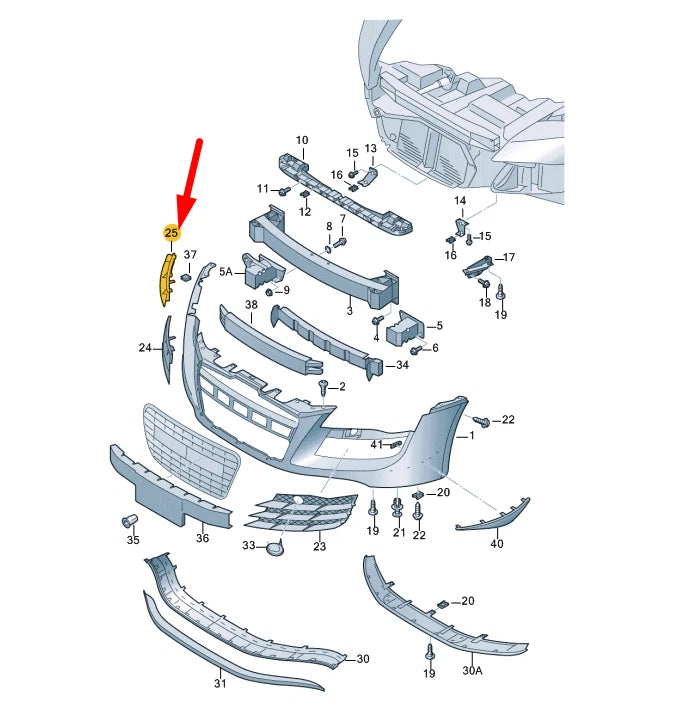 NEW AUDI R8 42 FRONT BUMPER RIGHT LOWER TOW EYE COVER 42080724101C ORIGINAL