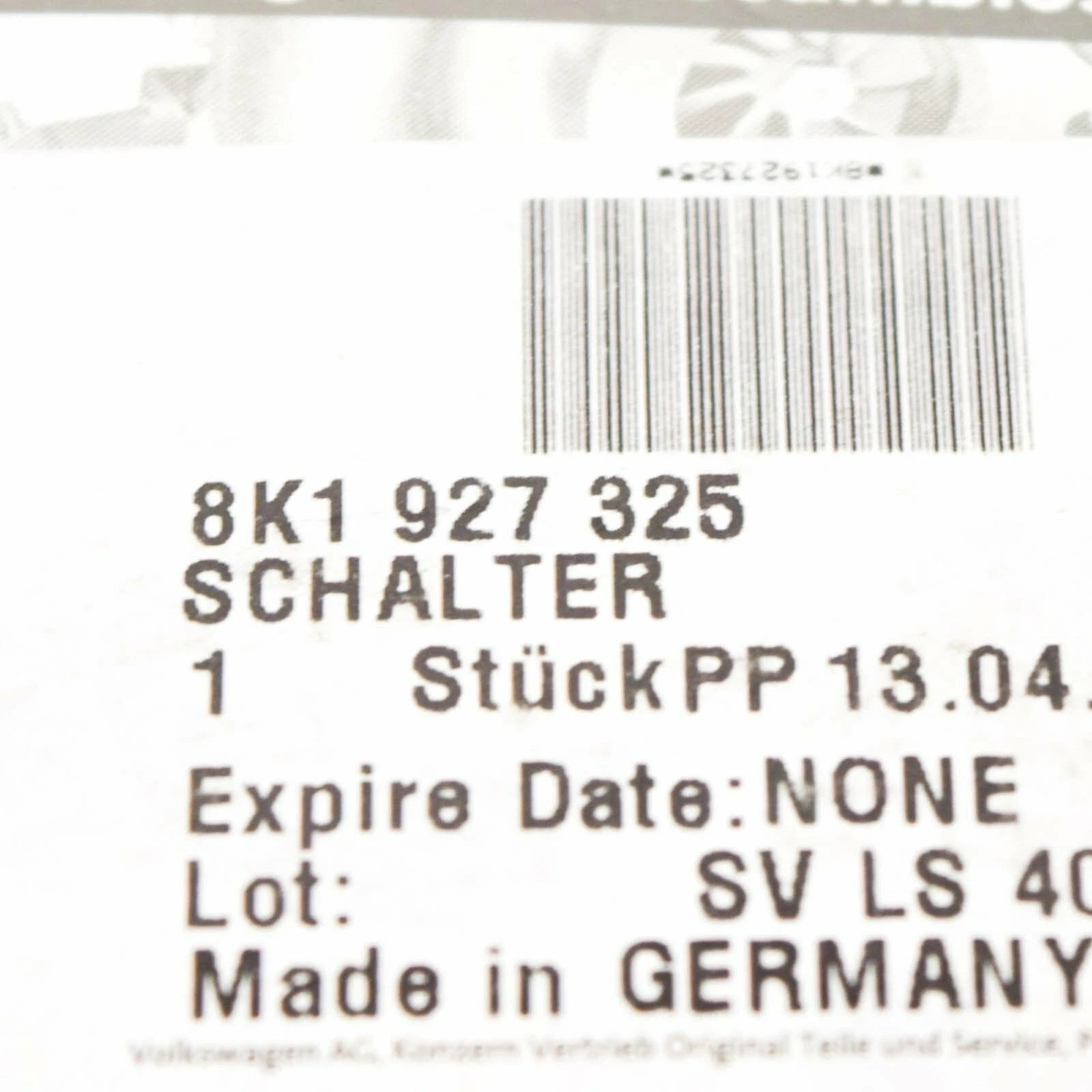 NEW AUDI A4 8K FRONT CENTER COIN HOLDER SWITCH TRIM LHD 8K1927325