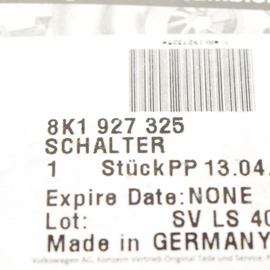 NEW AUDI A4 8K FRONT CENTER COIN HOLDER SWITCH TRIM LHD 8K1927325