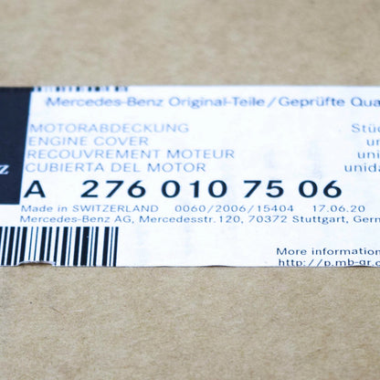 NEW MERCEDES-BENZ C-CLASS W205 ENGINE TOP COVER A2760107506 ORIGINAL