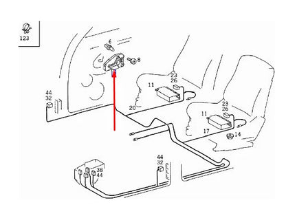 NEW MB S-CLASS W140 FRONT LEFT SEAT ADJUSTMENT SWITCH A1408200510