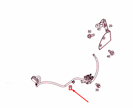 new mb a w176 cooling water pre-heater heating element a6071500054 original