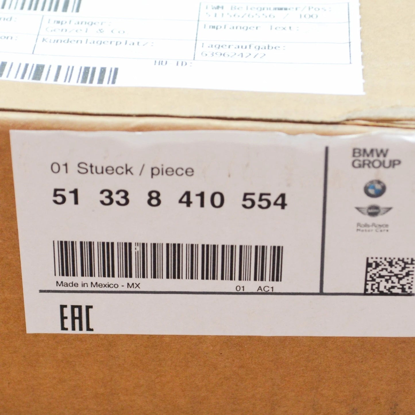 NEW BMW Z3 E36 FRONT RIGHT WINDOW REGULATOR 51338410554 8410554 ORIGINAL