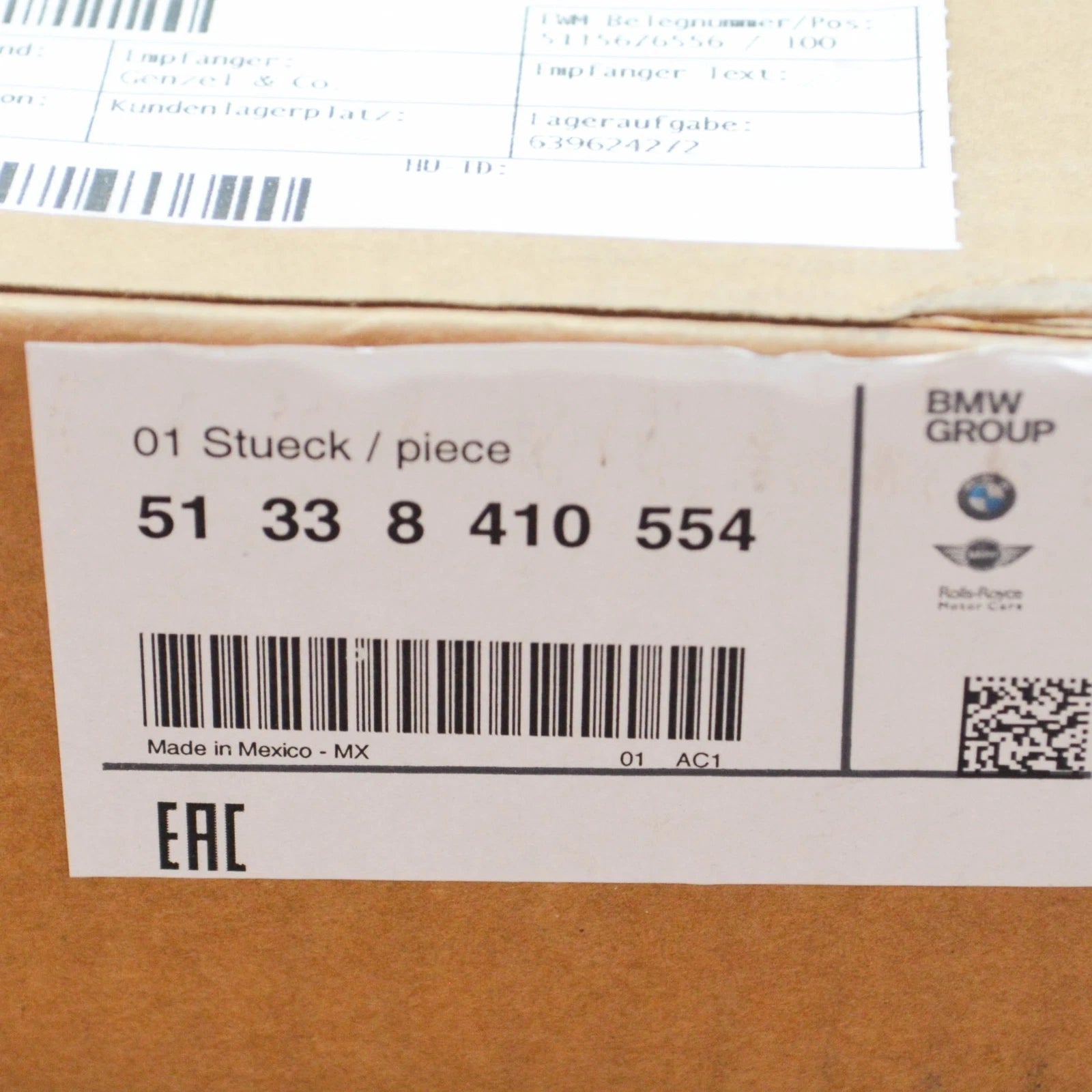 NEW BMW Z3 E36 FRONT RIGHT WINDOW REGULATOR 51338410554 8410554 ORIGINAL