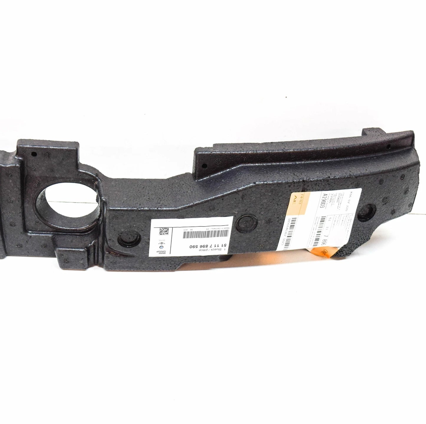 NEW BMW 5 E60 FRONT IMPACT REINFORCEMENT BAR RIGHT FOAM M 51117896590 ORIGINAL