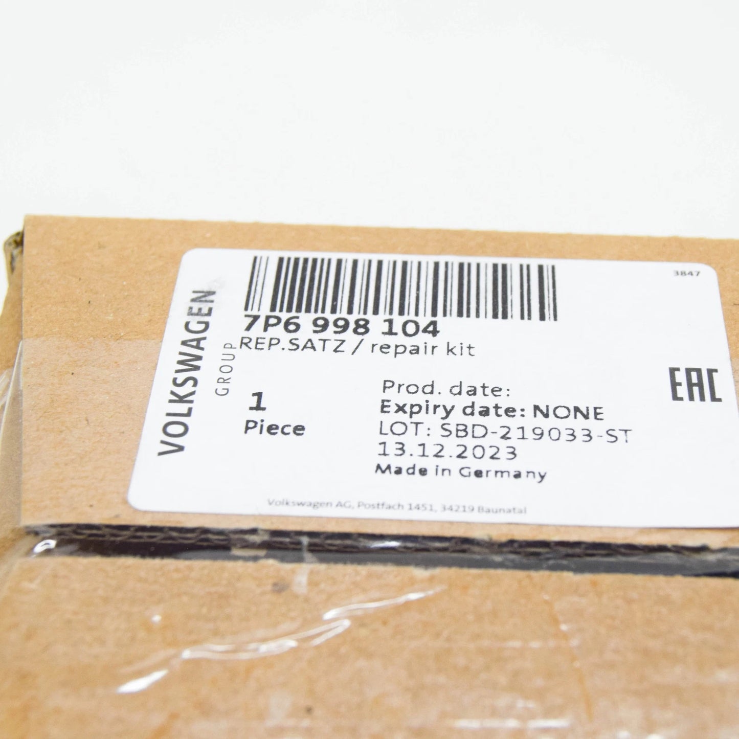 NEW VW TOUAREG 7P RIGHT HEADLIGHT CLEANING SYSTEM REPAIR SET 7P6998104 ORIGINAL