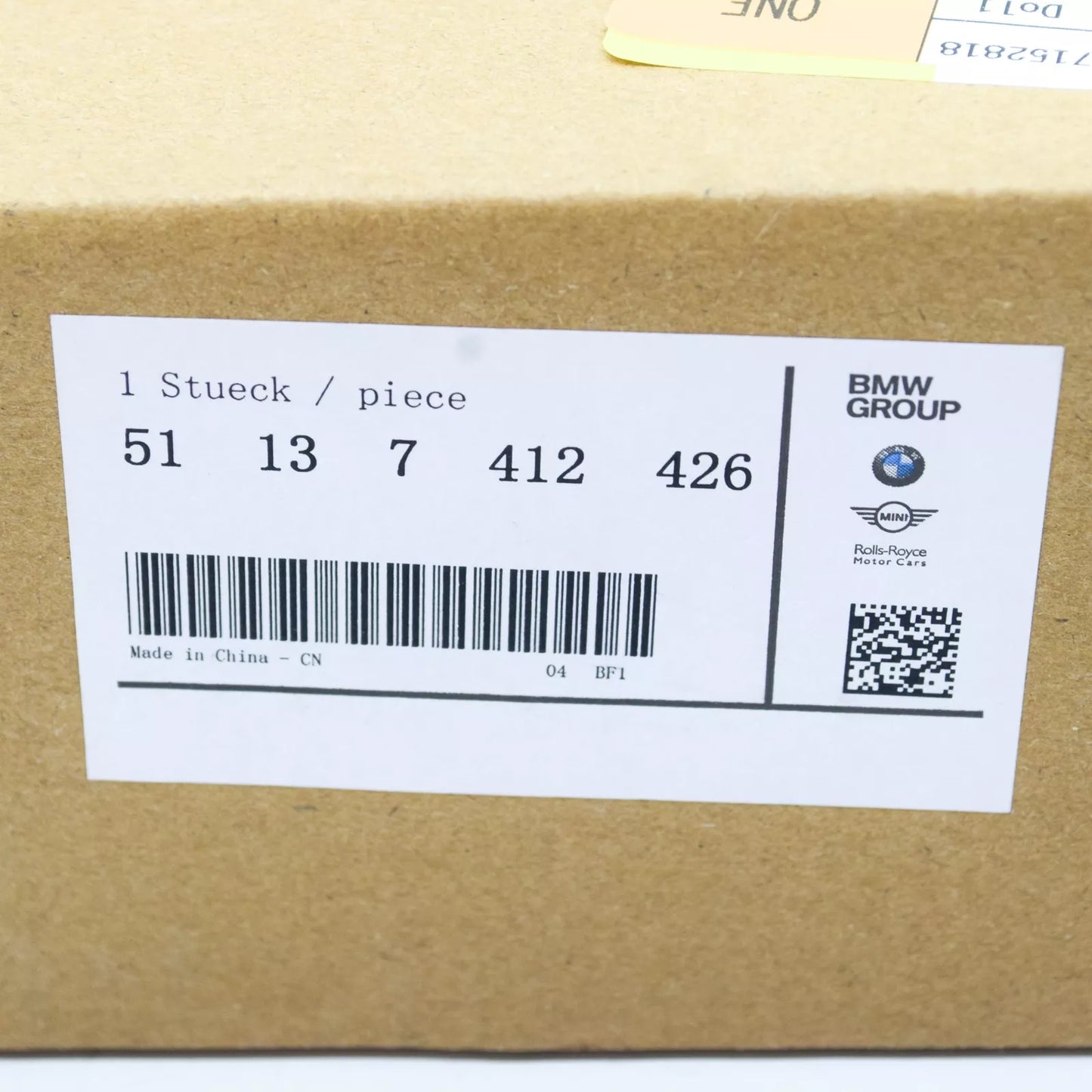 NEW BMW 6 GRAN TURISMO G32 FRONT BUMPER GRILLE TRIM 51137412426 ORIGINAL