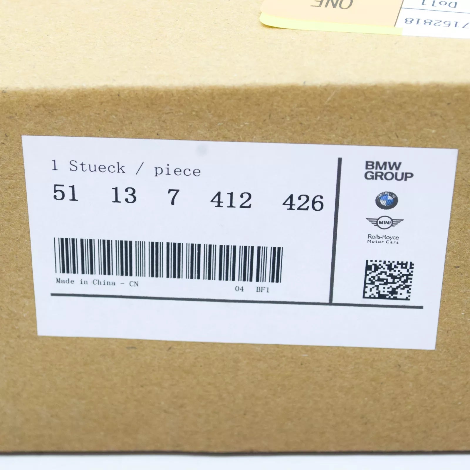 NEW BMW 6 GRAN TURISMO G32 FRONT BUMPER GRILLE TRIM 51137412426 ORIGINAL