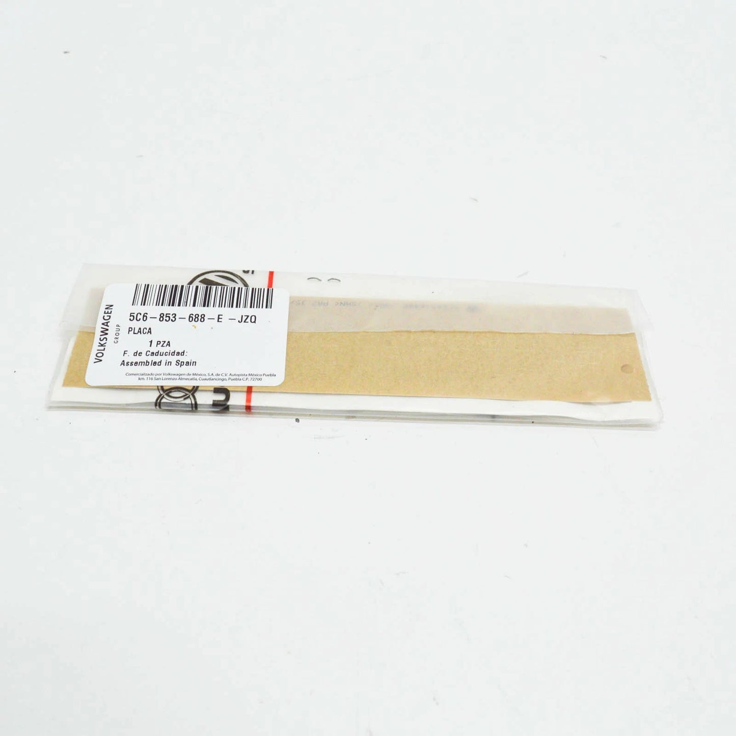 NEW VW JETTA VI 162 FENDER LEFT EMBLEM BADGE 5C6853688E JZQ