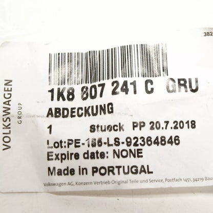 NEW VW SCIROCCO MK3 FRONT BUMPER TOW HOOK EYE COVER 1K8807241CGRU