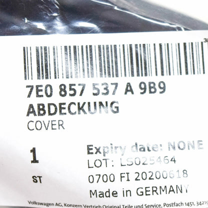 NEW VW TRANSPORTER T6 FRONT LEFT DOOR MIRROR COVER LOWER TRIM 7E0857537A9B9