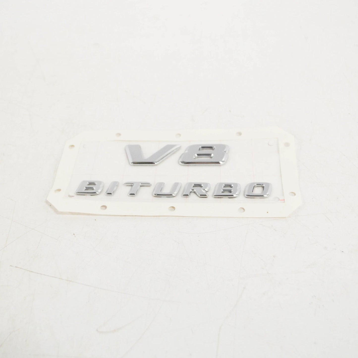 NEW MERCEDES BENZ GLS X166 V8 BITURBO EMBLEM BADGE LOGO A1668175600 ORIGINAL